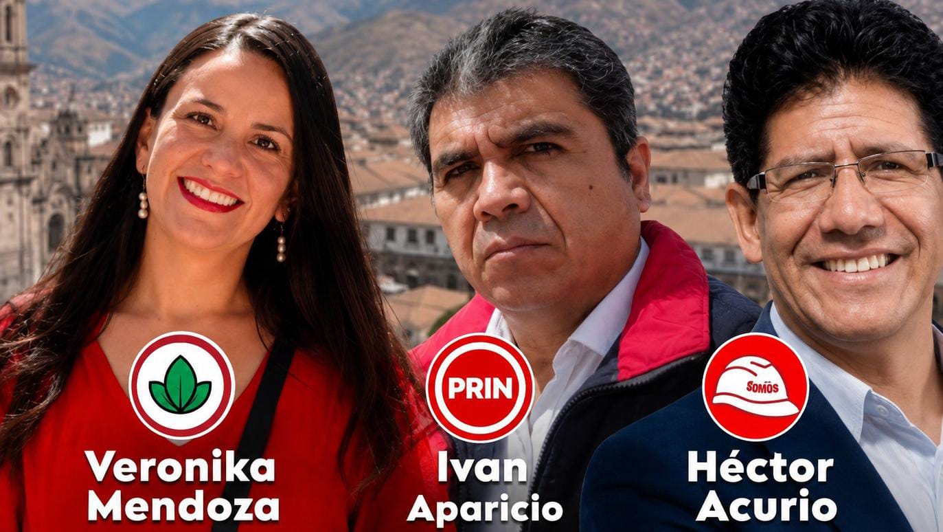 El tablero político cusqueño: la ventaja de Mendoza y la lucha por la segunda vuelta